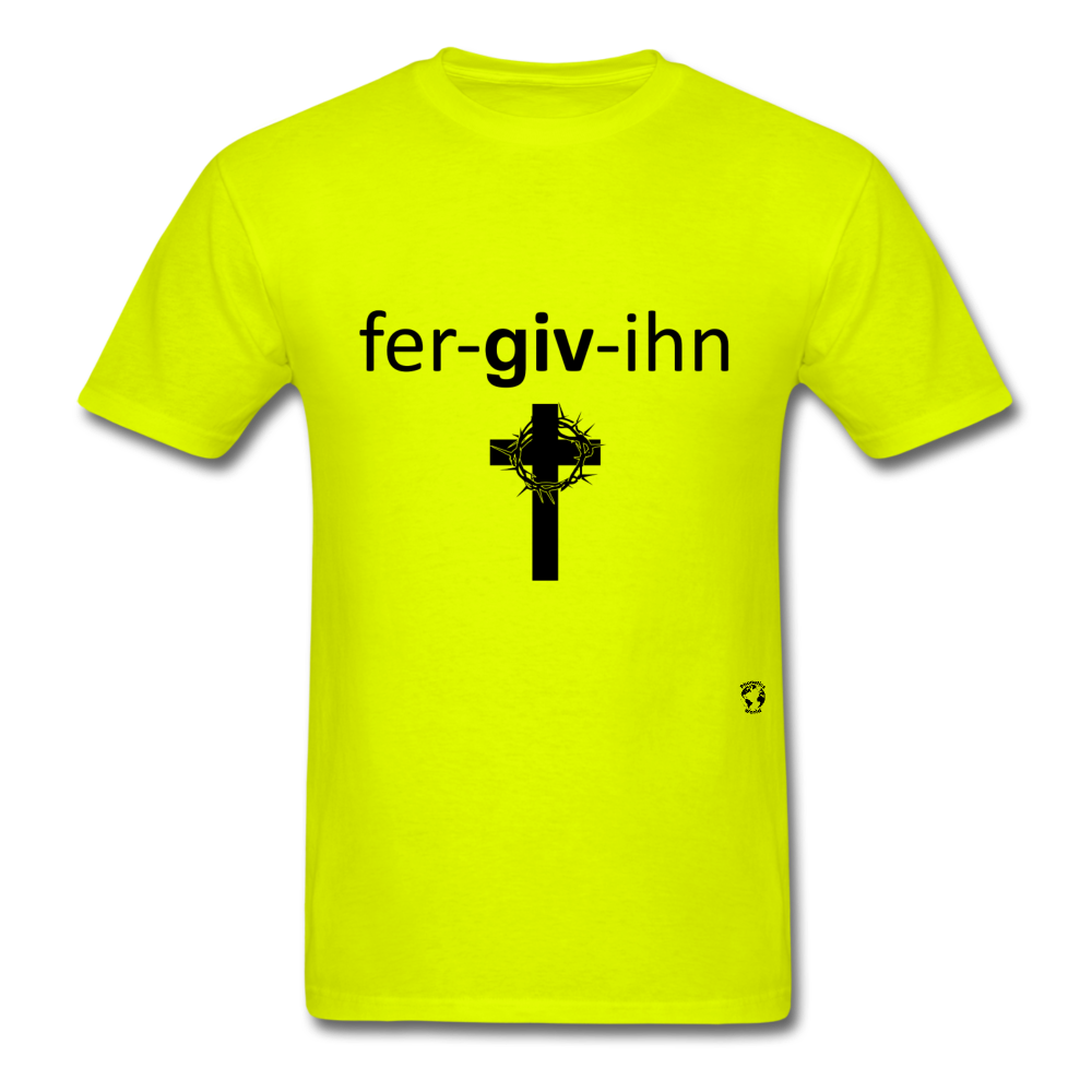 Forgiven T-Shirt - safety green
