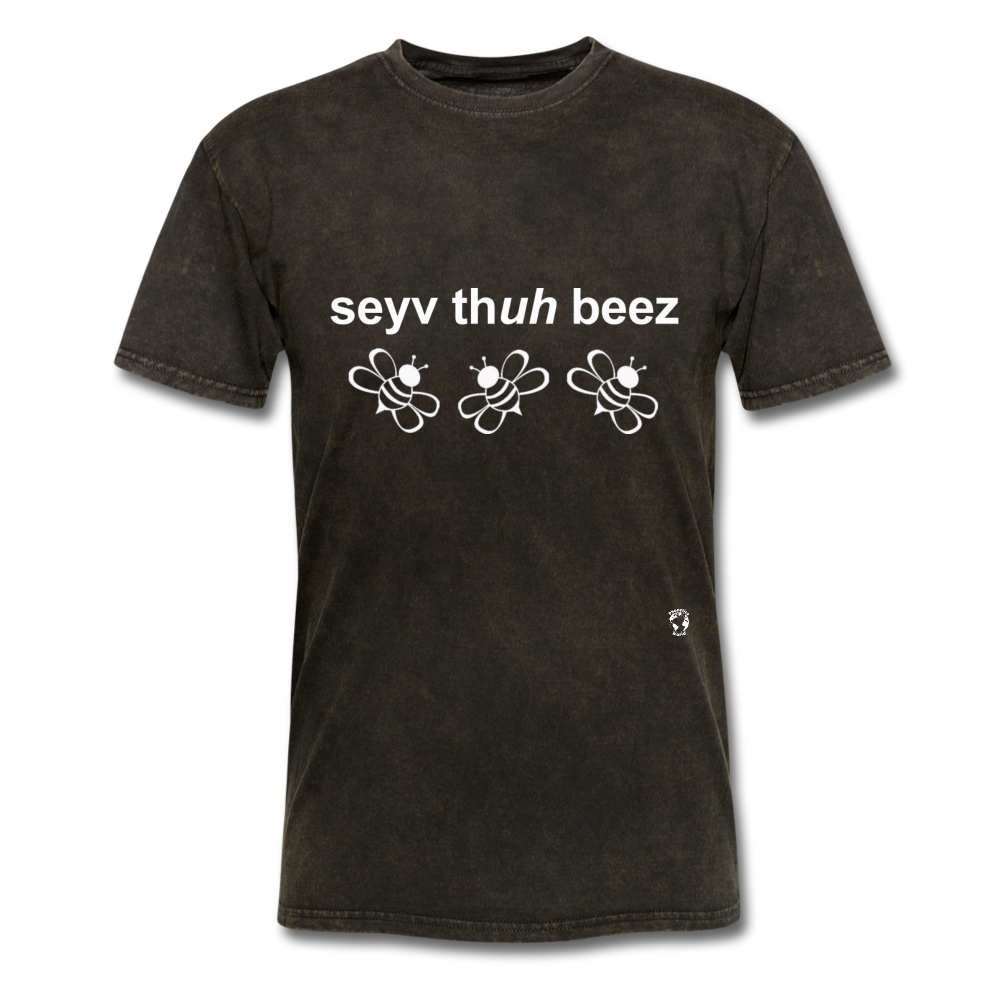 Save the Bees T-Shirt - mineral black