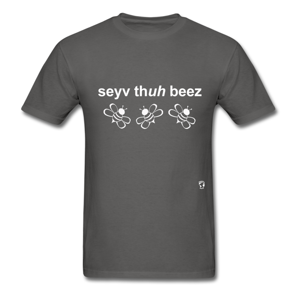 Save the Bees T-Shirt - charcoal