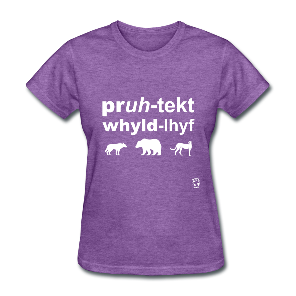 Protect Wildlife T-Shirt - purple heather