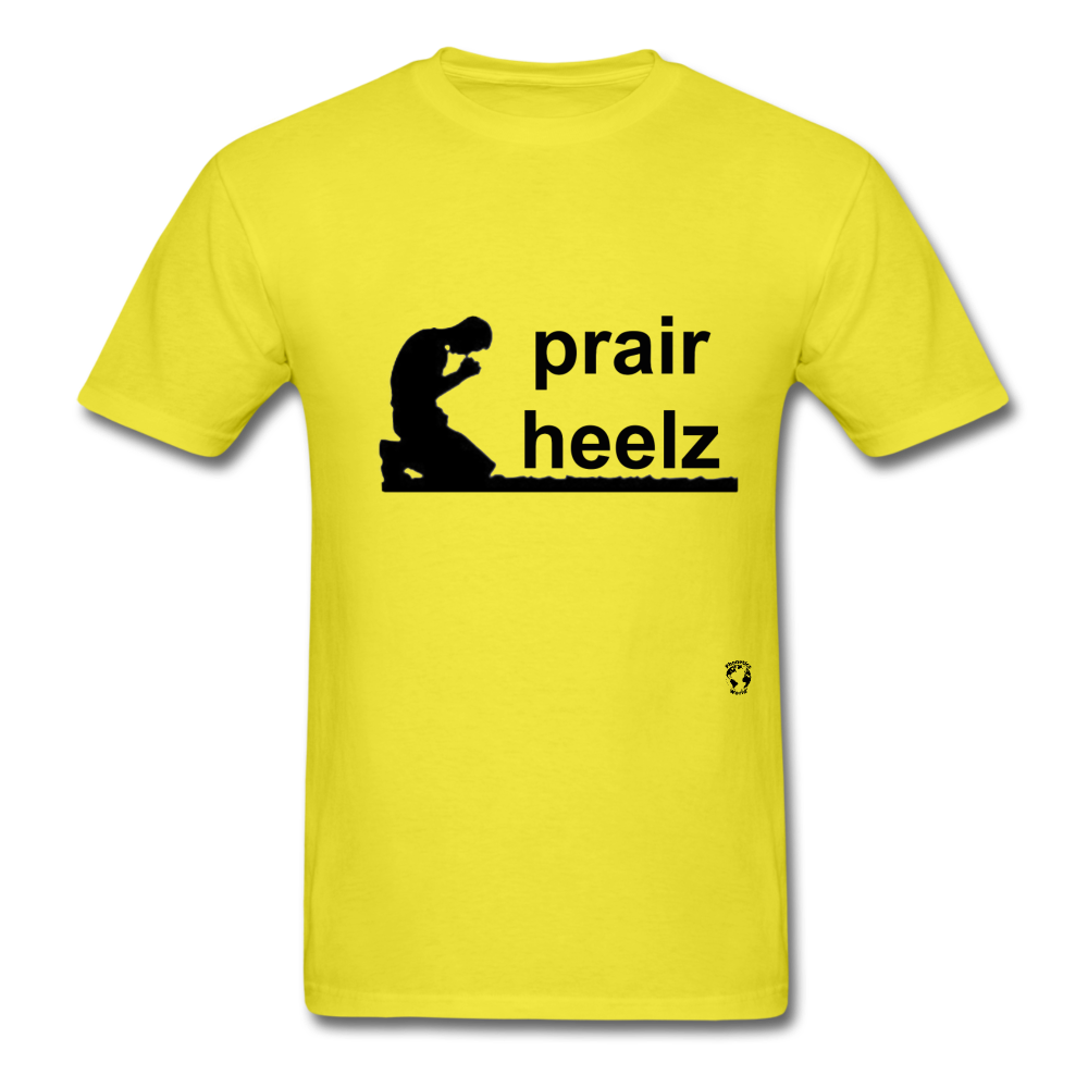 Prayer Heals T-Shirt - yellow