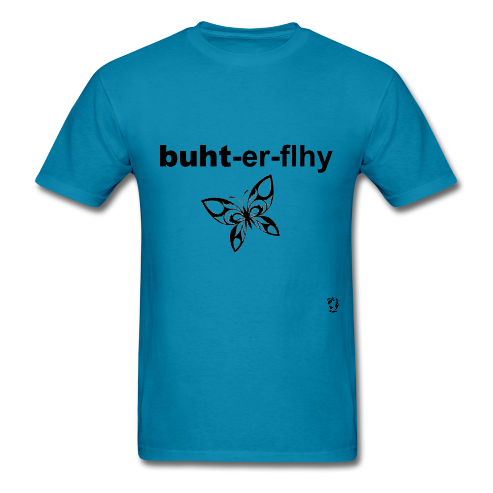 Butterfly T-shirt - turquoise