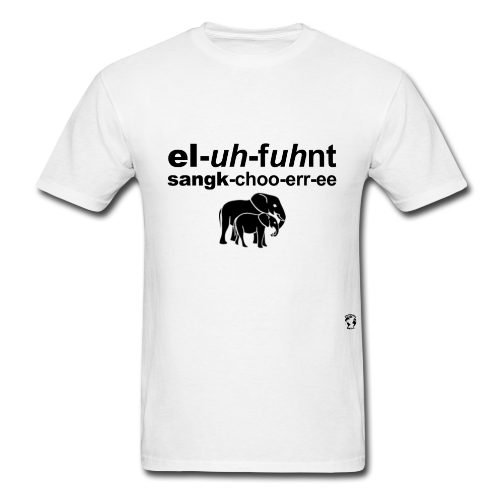 Elephant Sanctuary T-Shirt - white