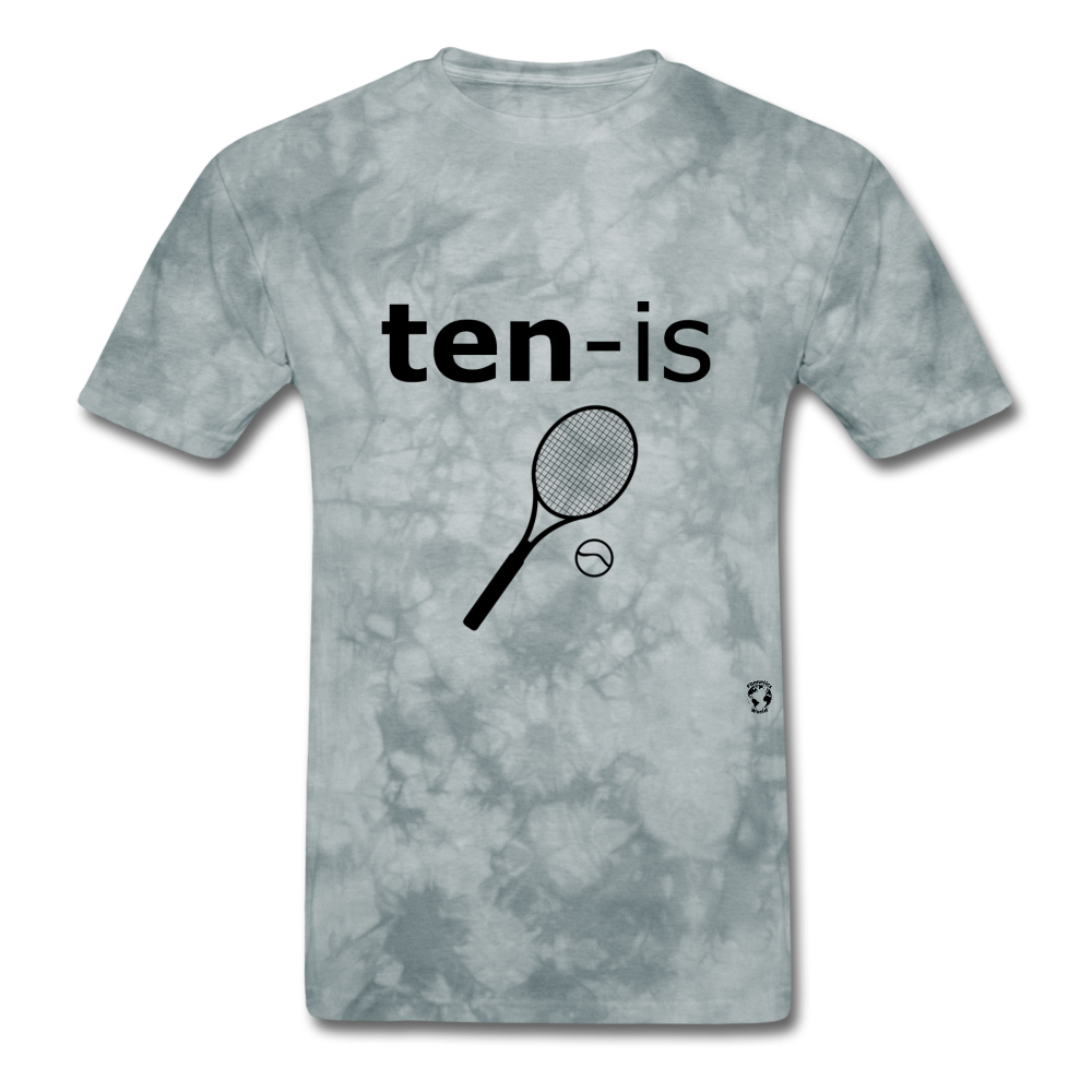 Tennis T-Shirt - grey tie dye