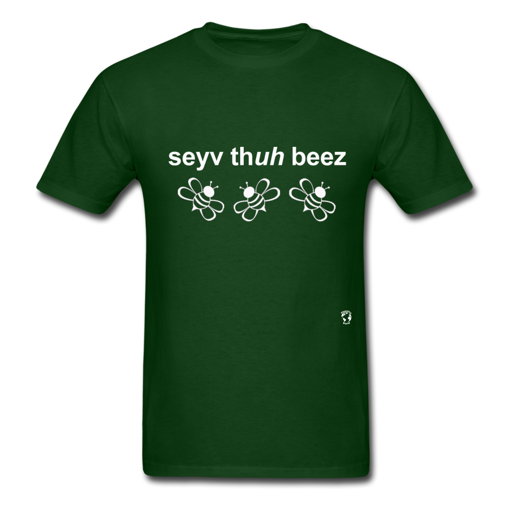 Save the Bees T-Shirt - forest green