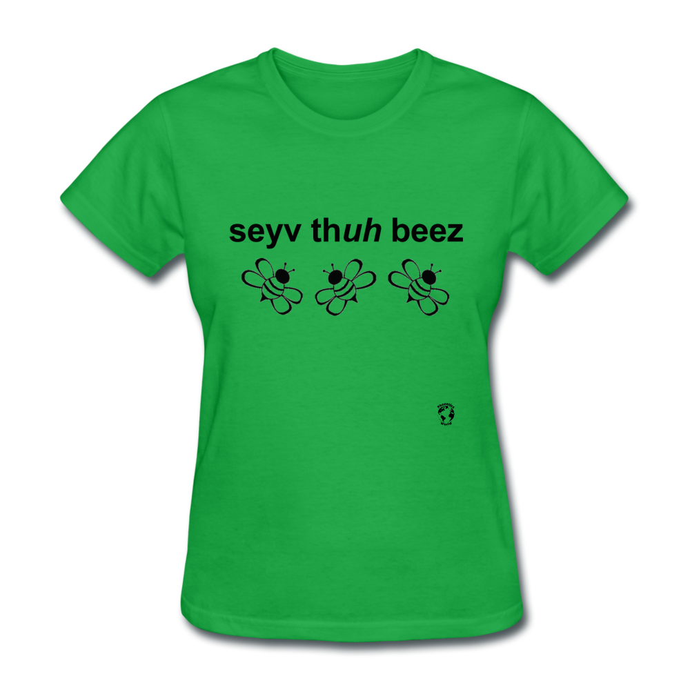 Save the Bees T-Shirt - bright green