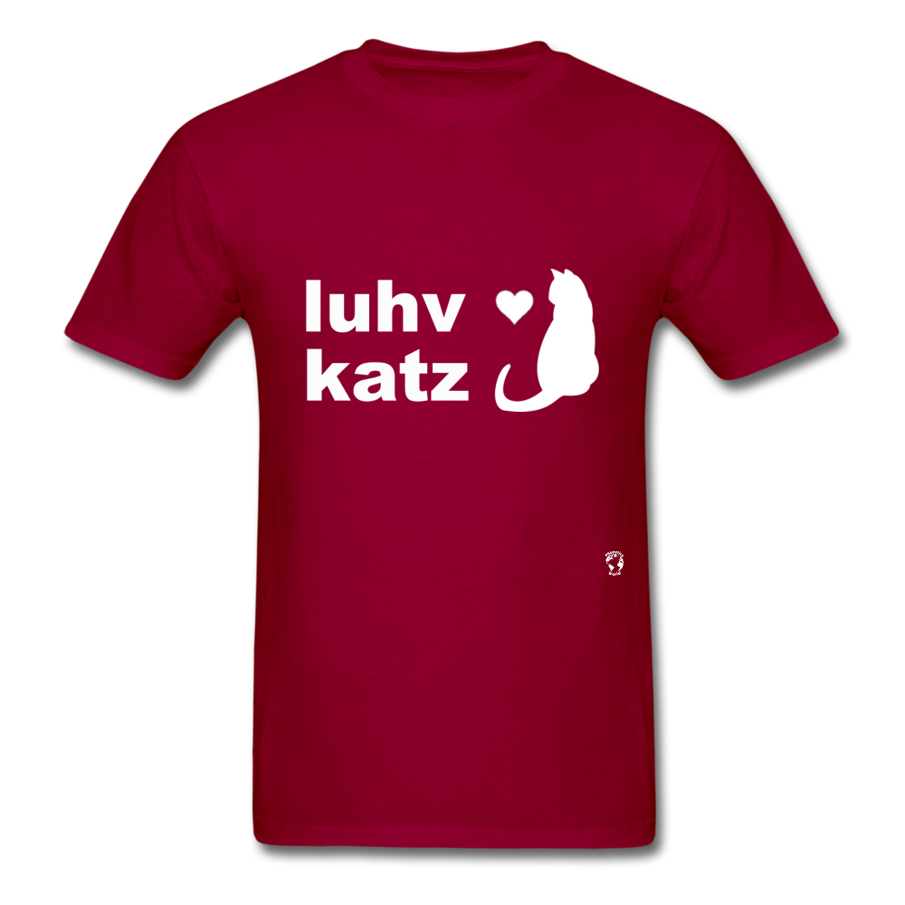 Love Cats T-Shirt - dark red