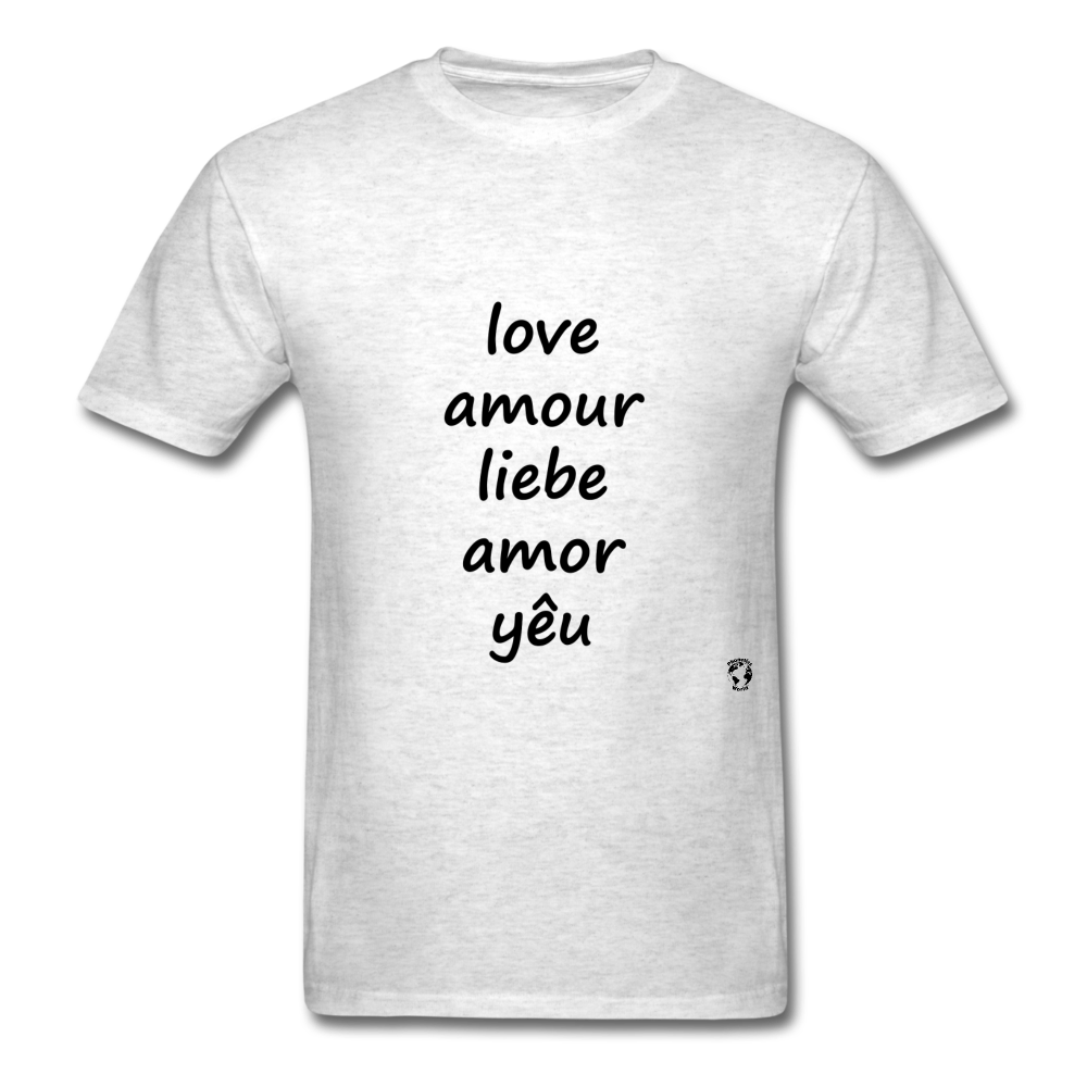 Love in Five Languages - light heather grey