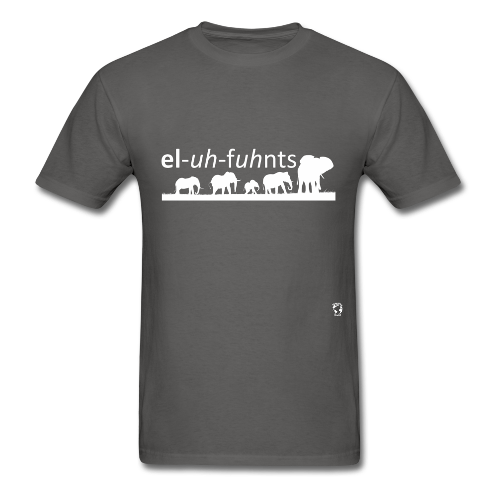 Elephants T-shirt - charcoal