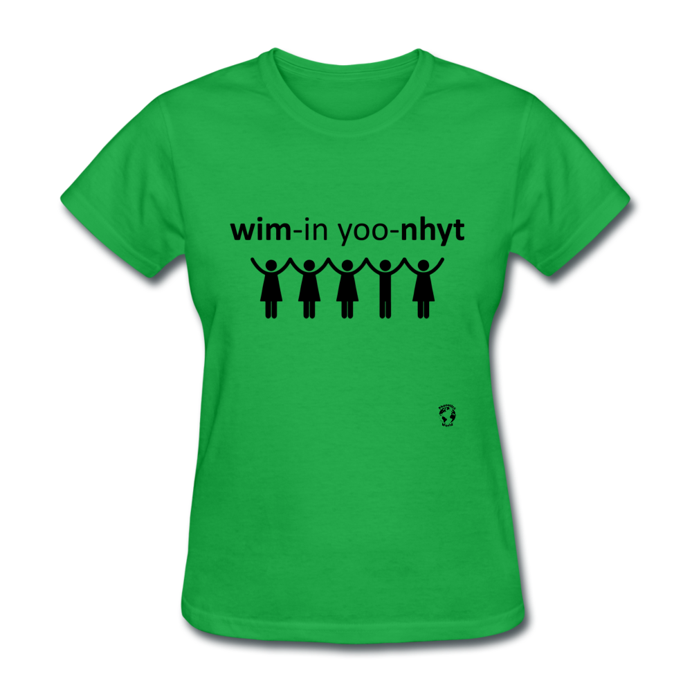 Women Unite T-Shirt - bright green