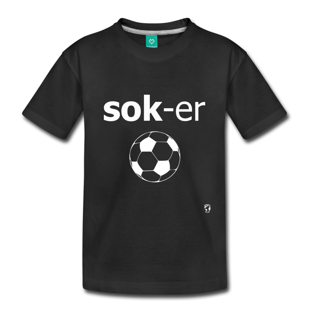 Soccer Toddler Premium T-Shirt - black