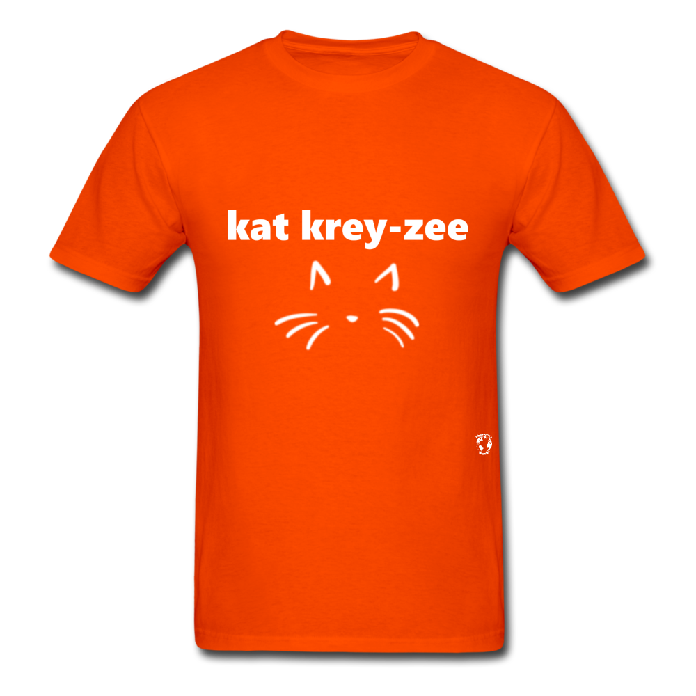 Cat Crazy T-Shirt - orange