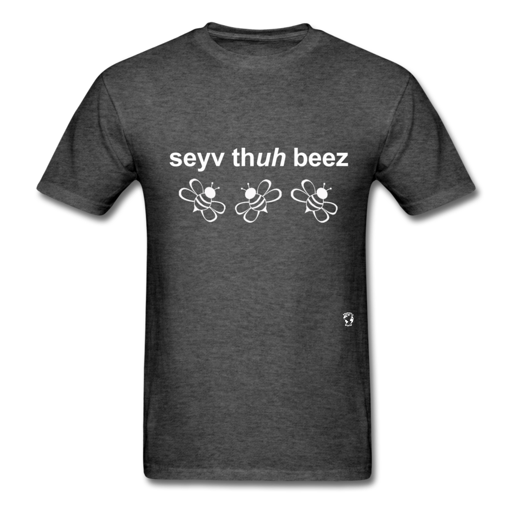Save the Bees T-Shirt - heather black