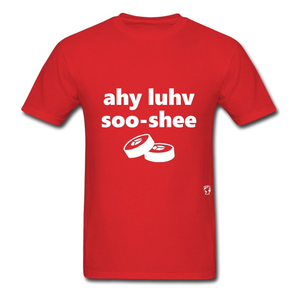 I Love Sushi T-Shirt - red