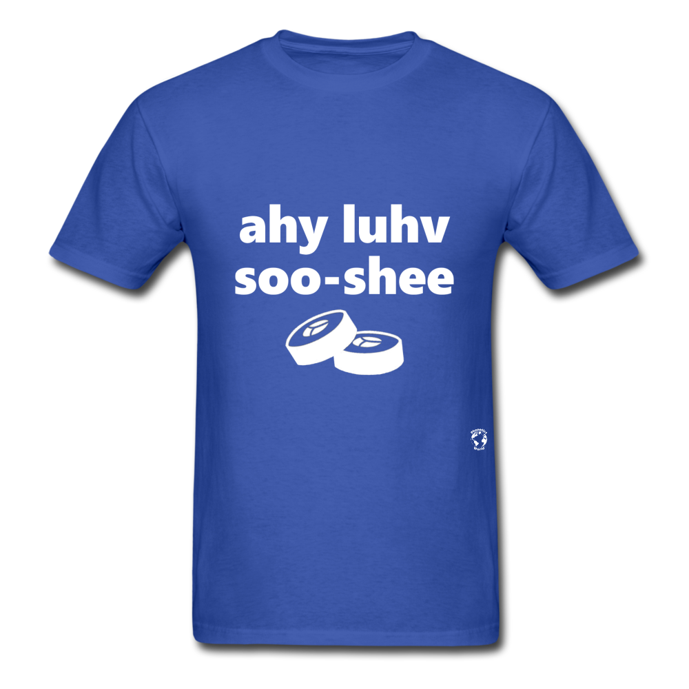 I Love Sushi T-Shirt - royal blue