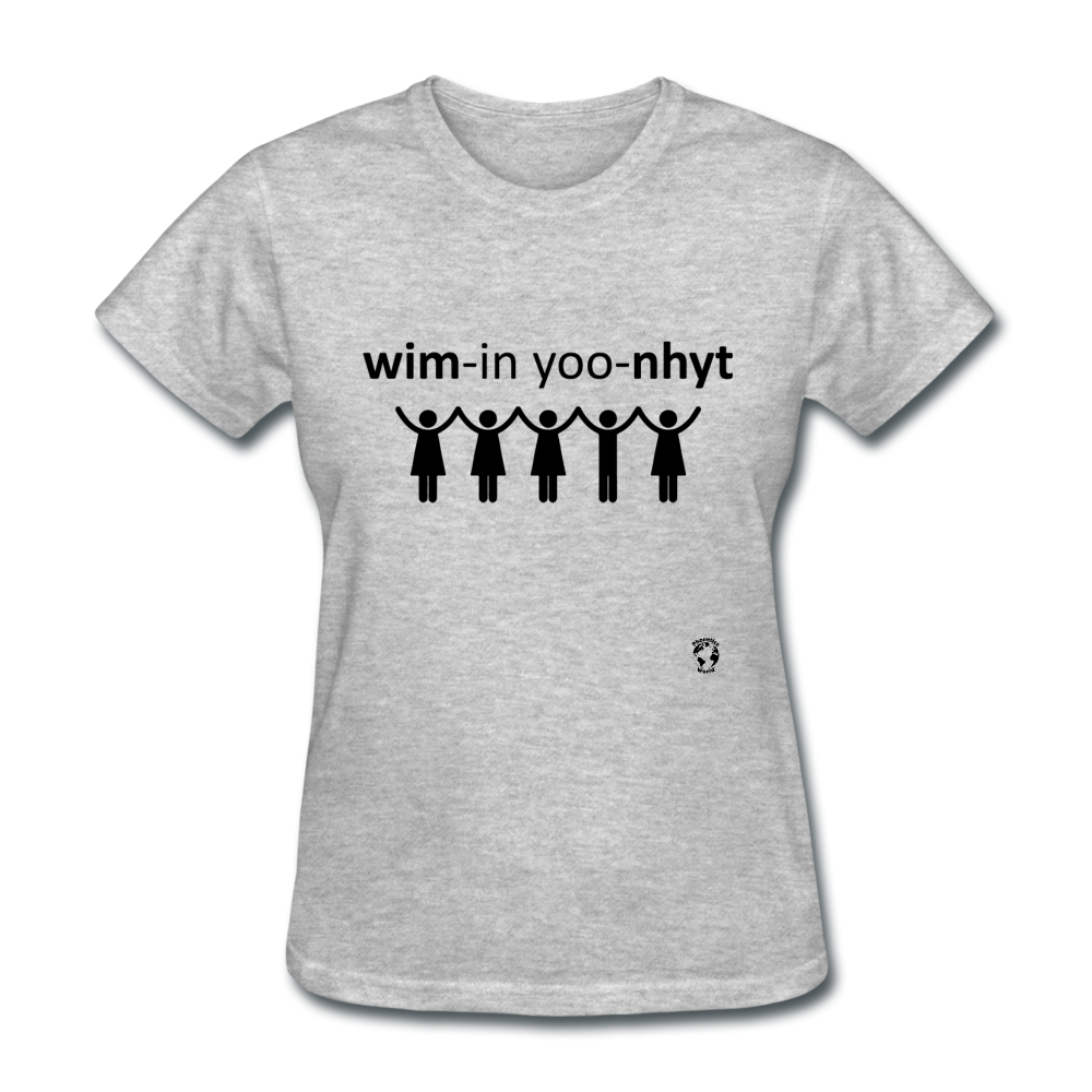 Women Unite T-Shirt - heather gray