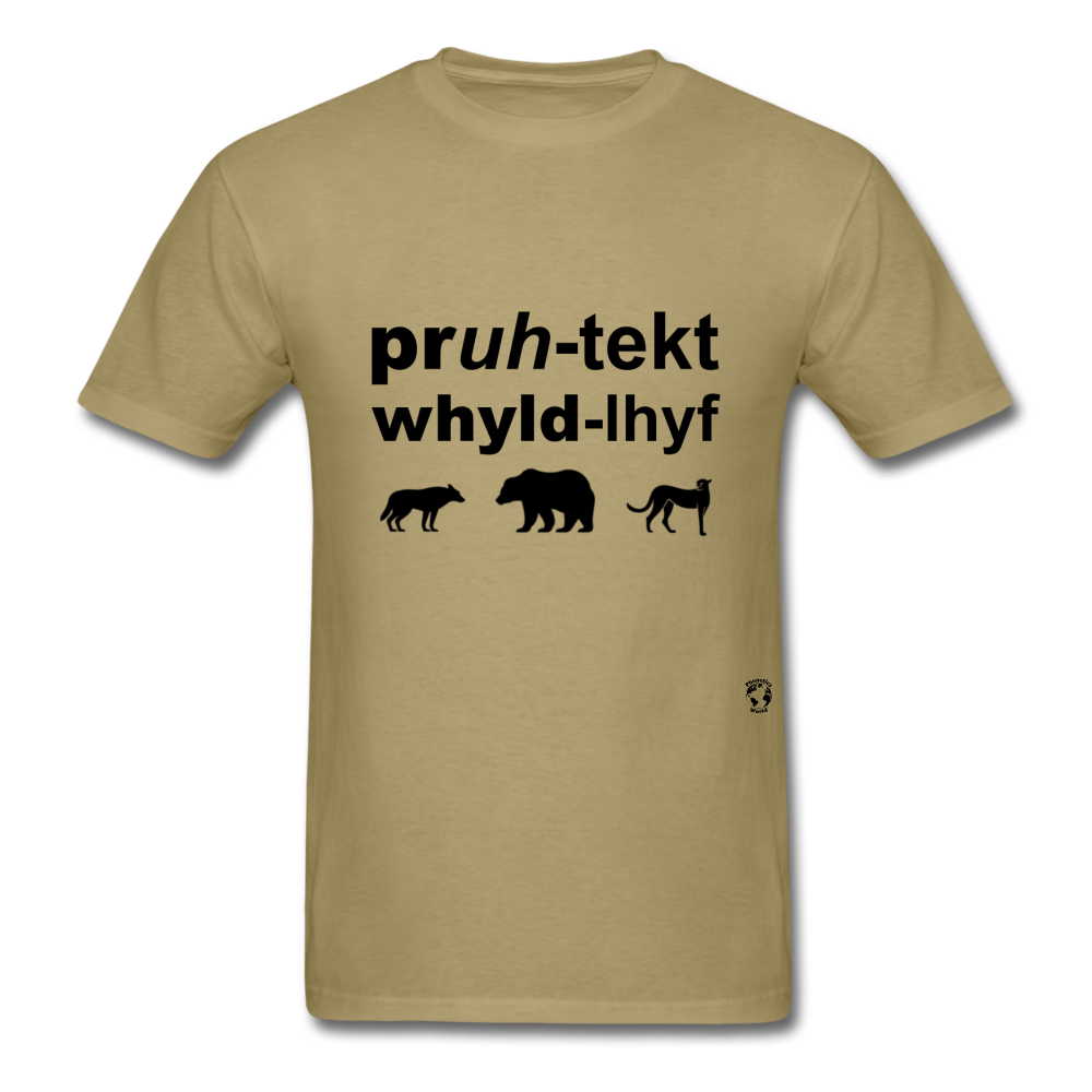 Protect Wildlife T-Shirt - khaki