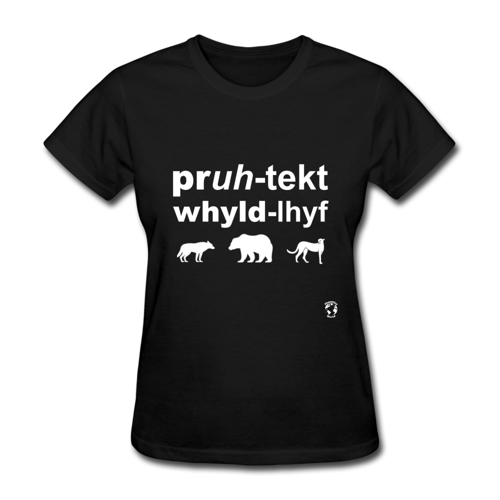 Protect Wildlife T-Shirt - black