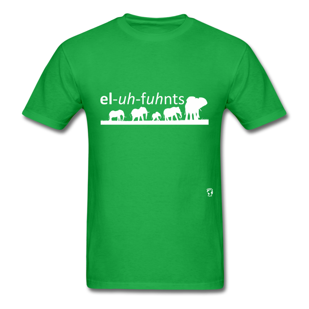 Elephants T-shirt - bright green